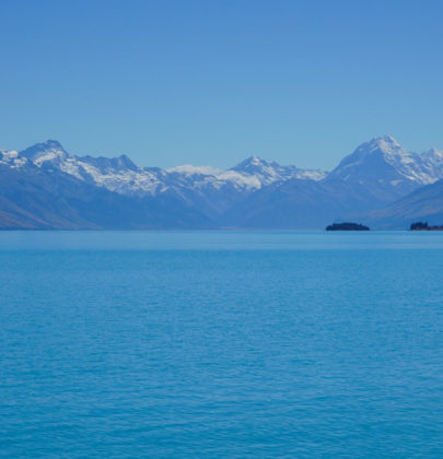 📷Le Lac Pukaki, merveille de l’île du Sud de la Nouvelle-Zélande.